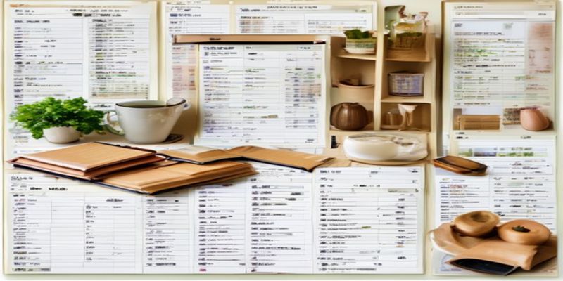 home inventory spreadsheet