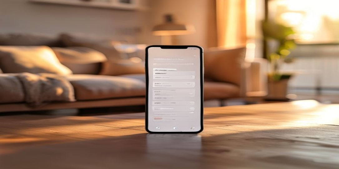 Smartphone displaying the Rivets Inventory app for organizing home assets