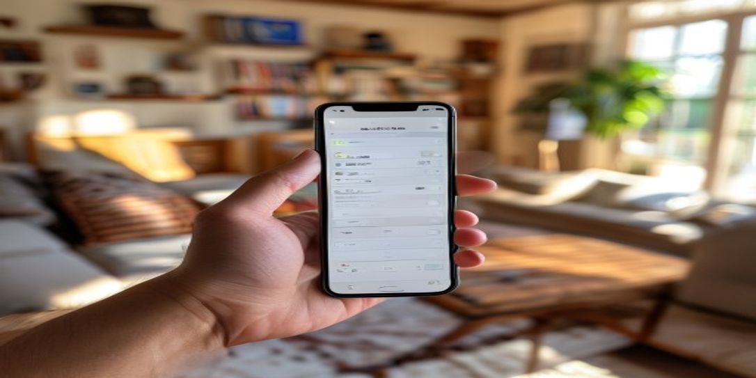 Texas homeowner using the Rivets Inventory app on an Android device to catalog household items