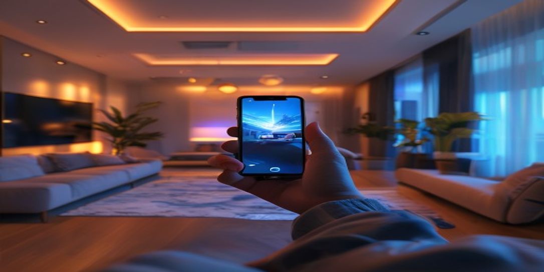 Person filming a home walkthrough for insurance documentation