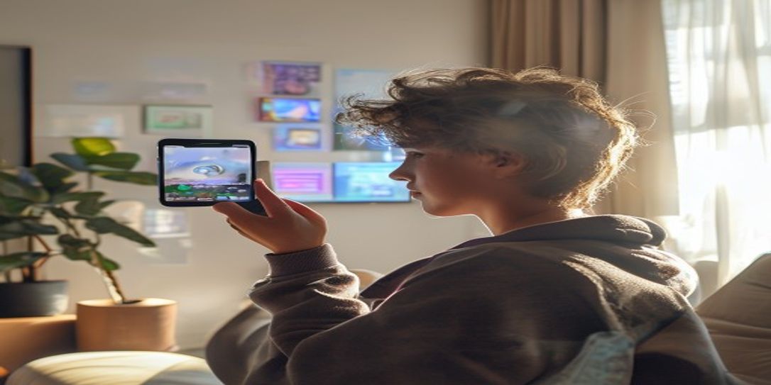 California renter using a digital app for apartment inspection and security deposit protection