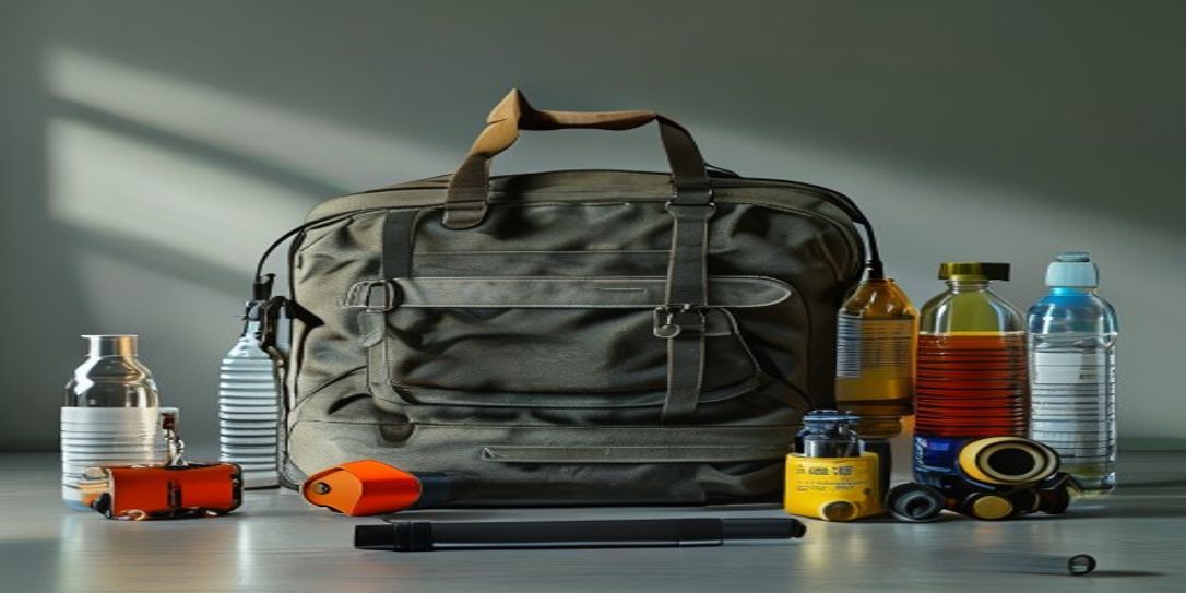 California emergency kit supplies ready for inventory
