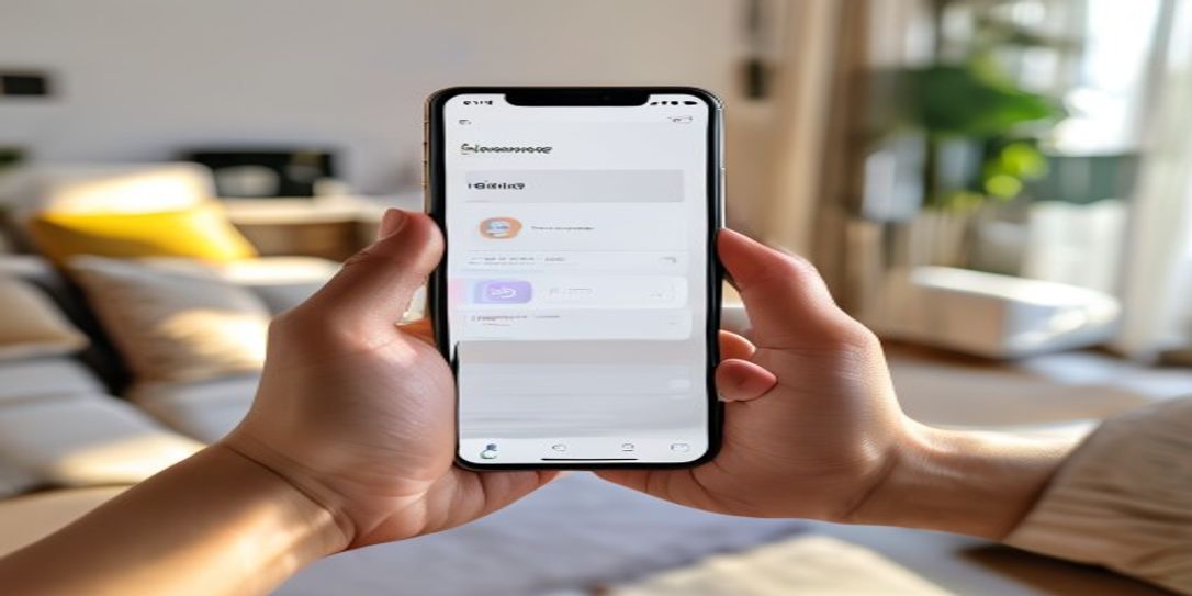 Smartphone displaying a digital home inventory app interface for renters insurance documentation