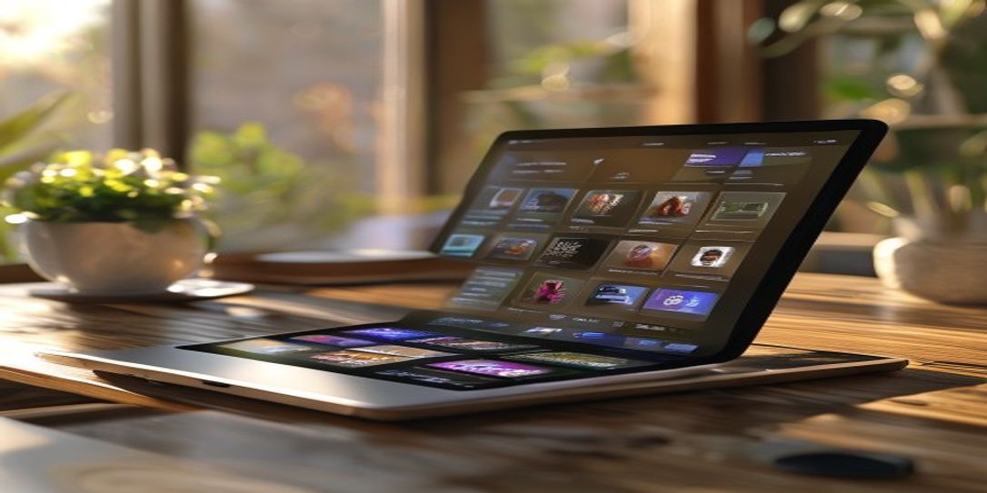 Android tablet displaying professional home inventory management app interface