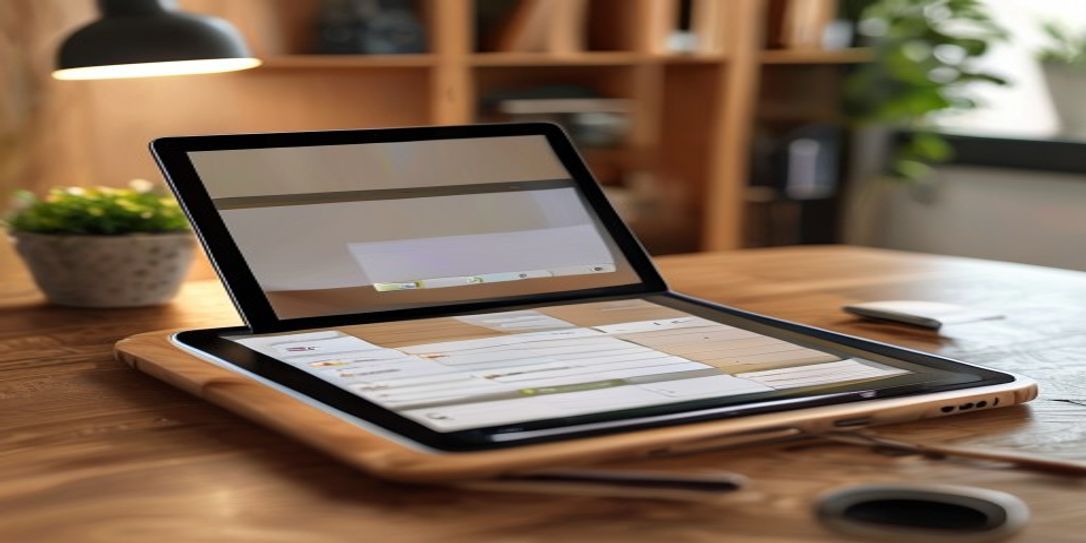 Using an Android tablet to organize a home inventory during a move