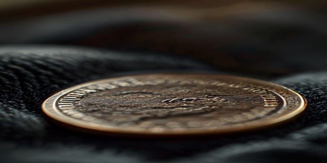 Professional close-up of a rare coin in a home collection, symbolizing the importance of secure asset documentation.