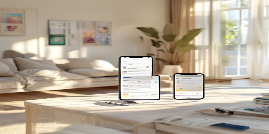 A person using a smartphone to document home contents for renters insurance inventory