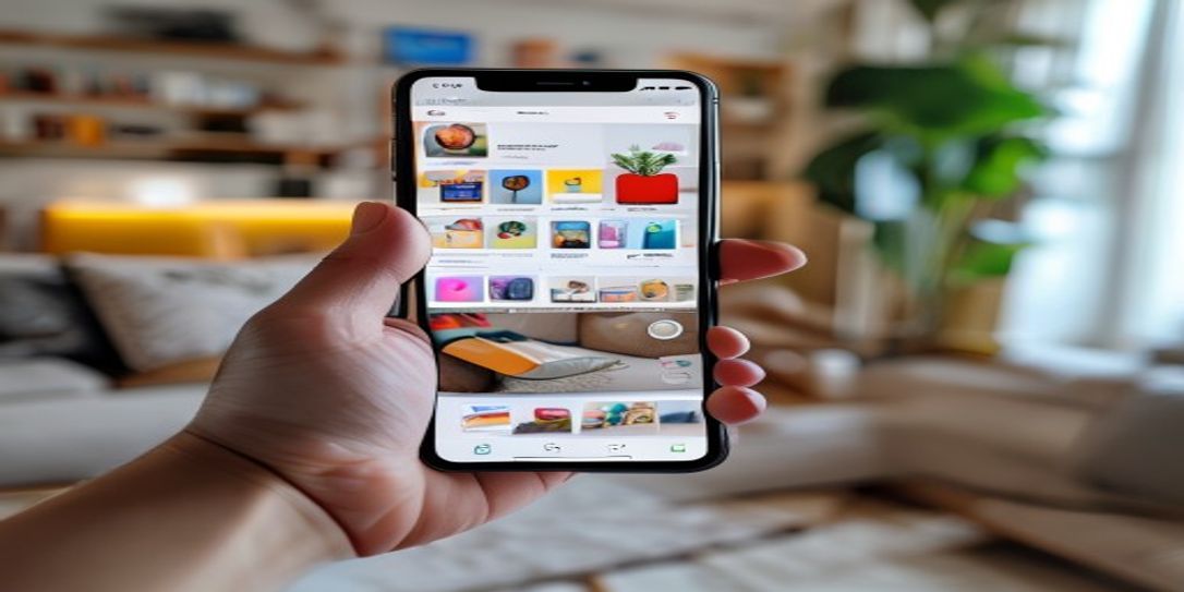Using Rivets Inventory app on a smartphone to document home contents