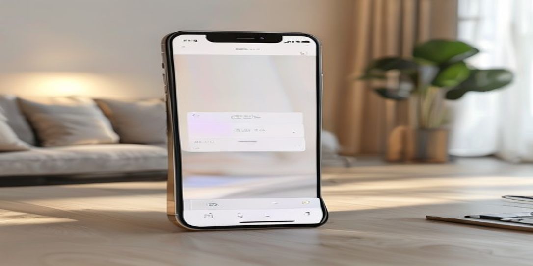 Digital home inventory app displayed on a smartphone screen