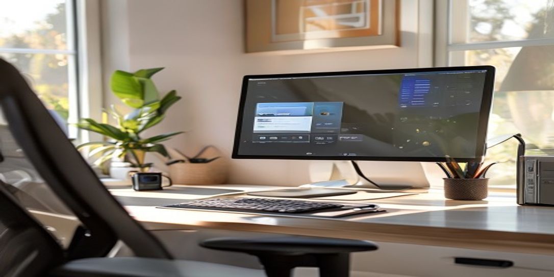 Person using the Rivets Inventory app to track home office equipment for tax deductions