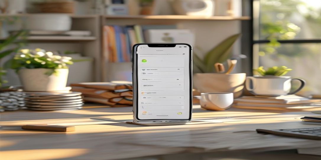 A smartphone running a professional home inventory app