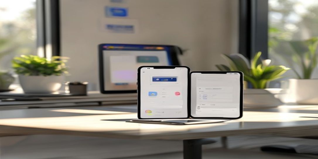 Android smartphone displaying home inventory software
