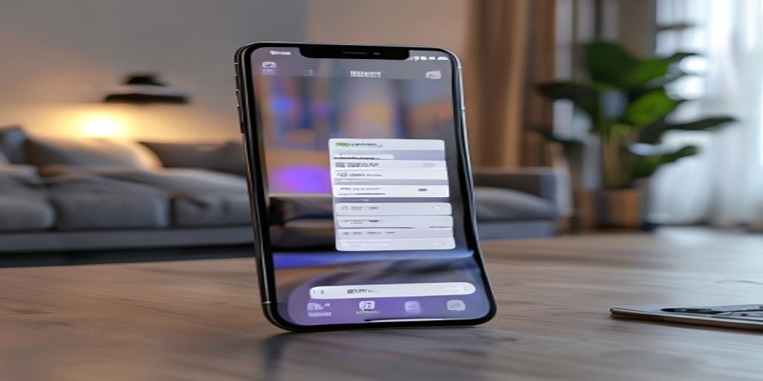 Android smartphone using Rivets home inventory app for asset documentation