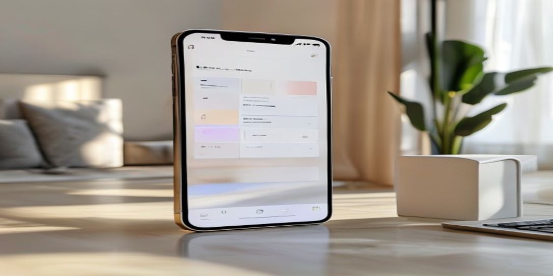 A smartphone app displaying home inventory categories for easy moving