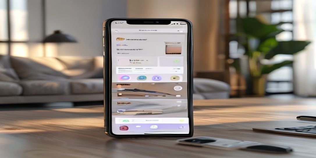 Smartphone displaying a digital home inventory app interface for renters insurance