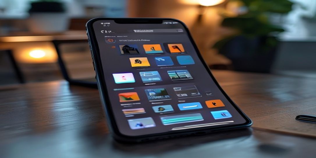 Digital home inventory app interface on a modern smartphone screen