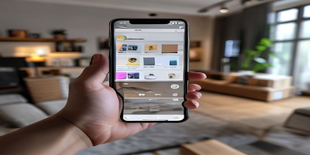 Rivets Inventory app on a smartphone during a home move