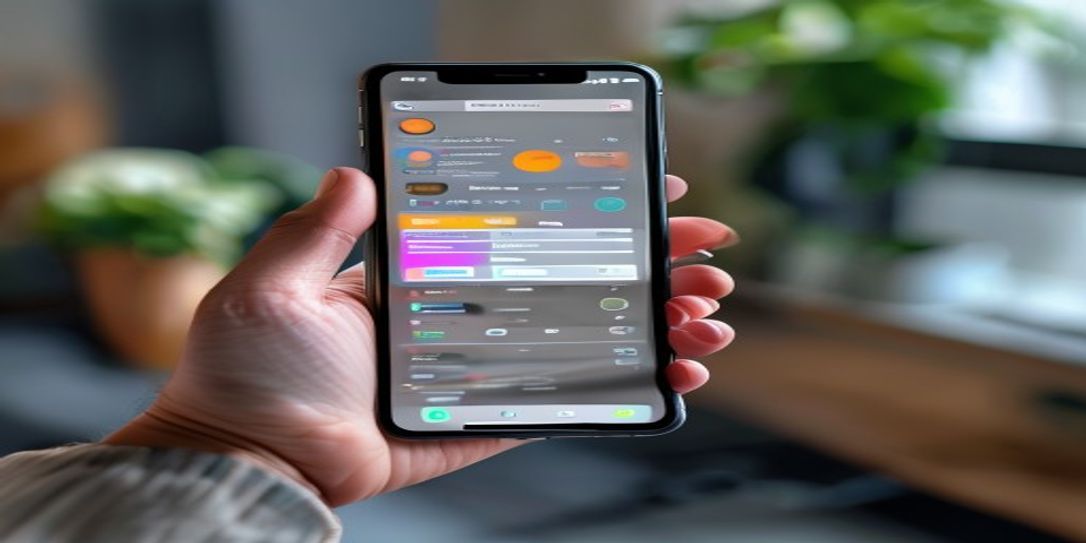 A user using an Android home inventory app to scan household items.