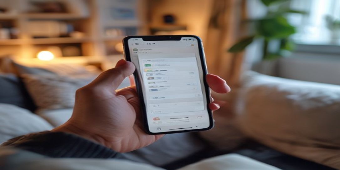 Using a smartphone to create a digital home inventory in a rental apartment