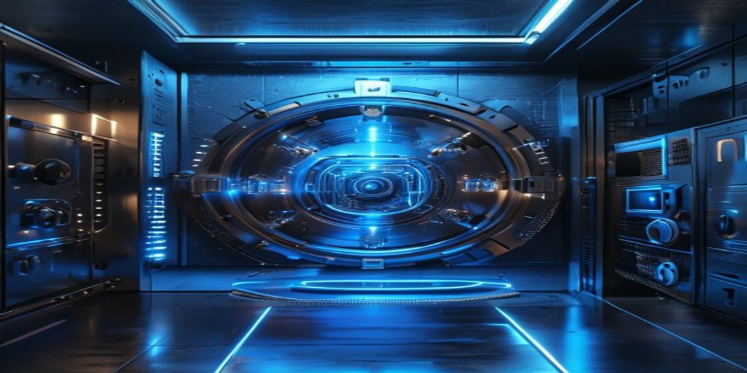 Digital interface of a secure vault for family insurance documents