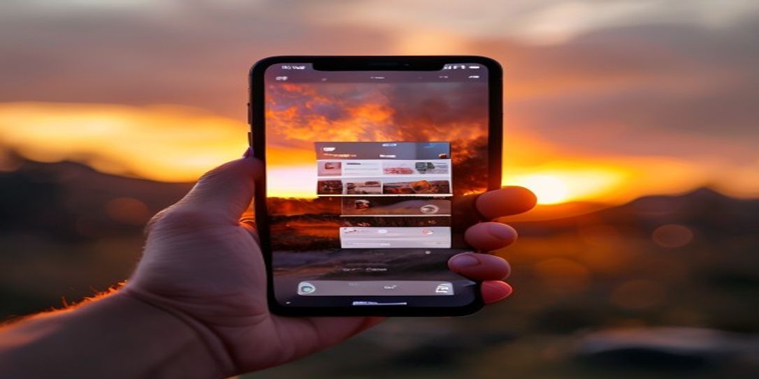 Smartphone displaying the best mobile app to create home inventory for wildfire insurance
